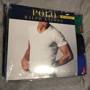 Polo Ralph Lauren V neck shirts...